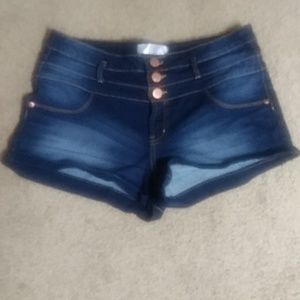 Denim shorts